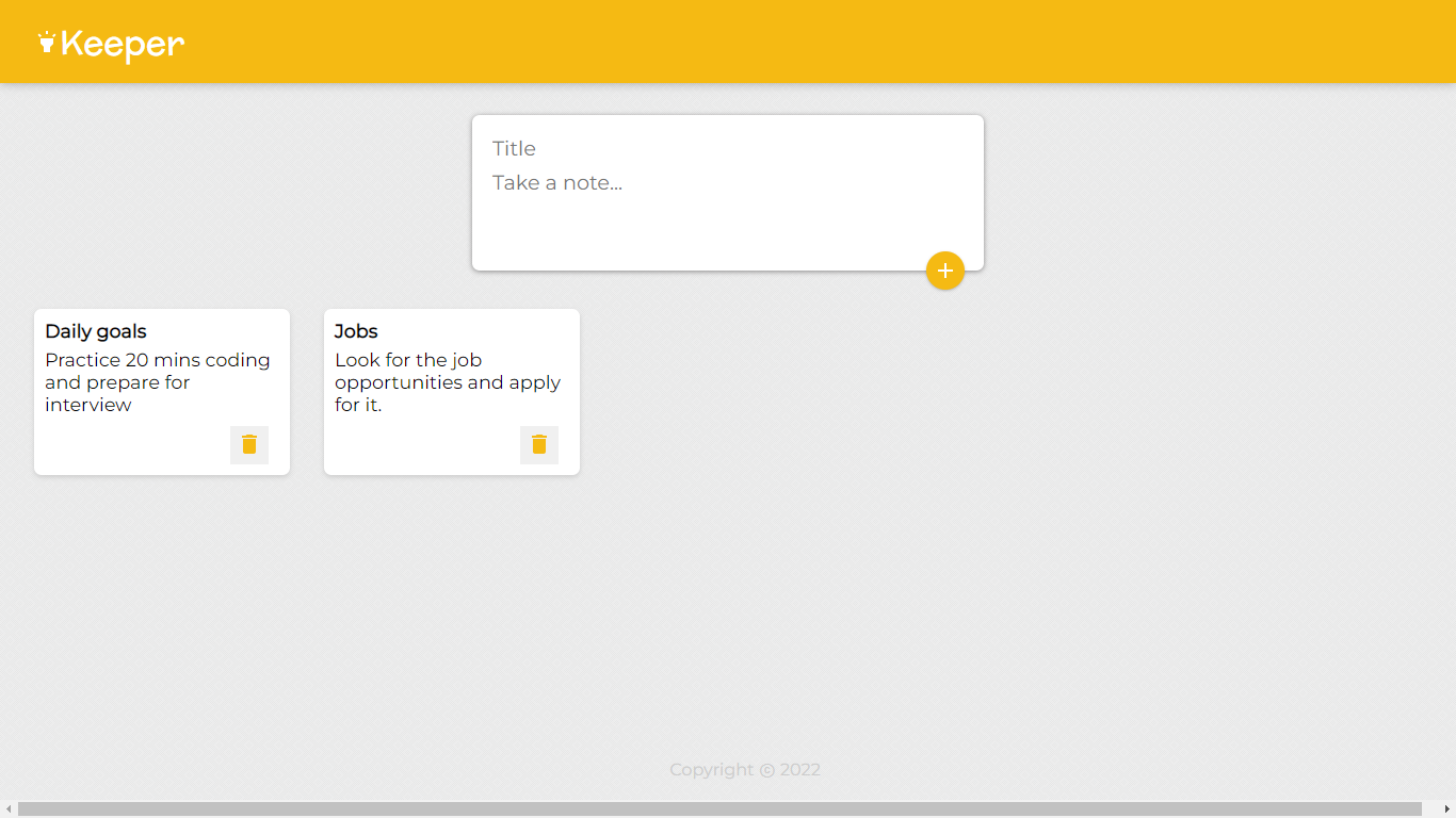 project screenshot